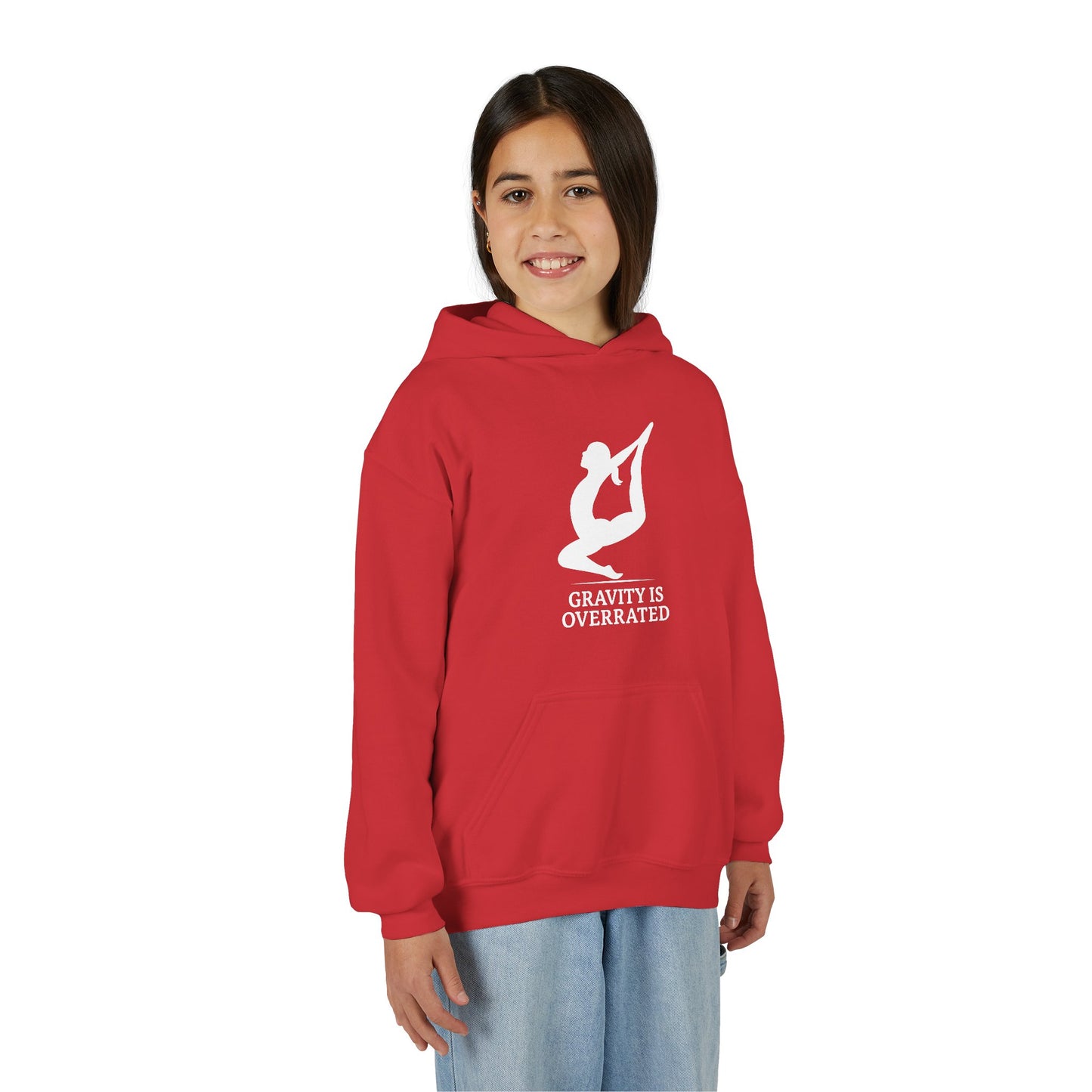 Gravity is Overrated Youth Hoodie - Perfect for Dancers and Gymnasts