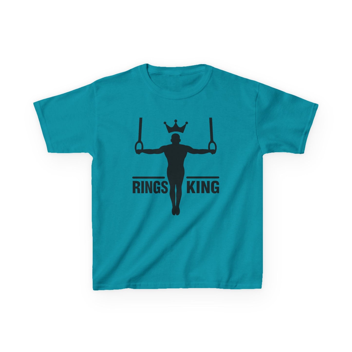 Kids Gymnastics T-Shirt - Rings King Design