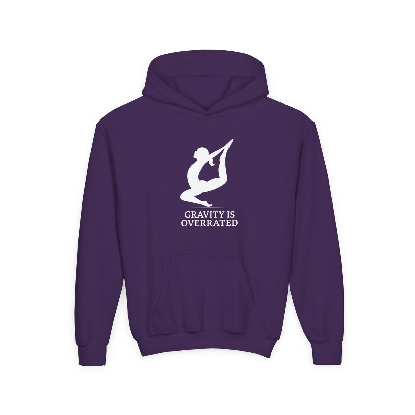 Gravity is Overrated Youth Hoodie - Perfect for Dancers and Gymnasts