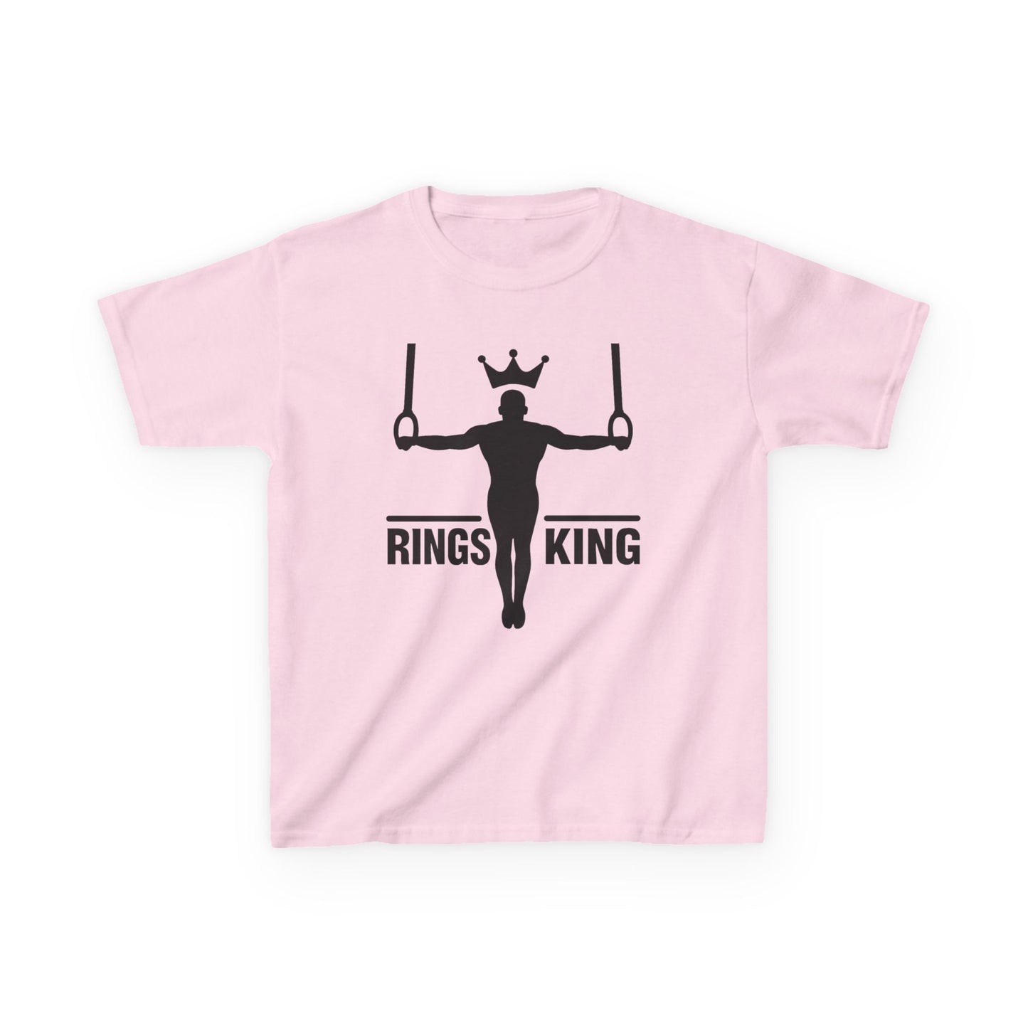 Kids Gymnastics T-Shirt - Rings King Design