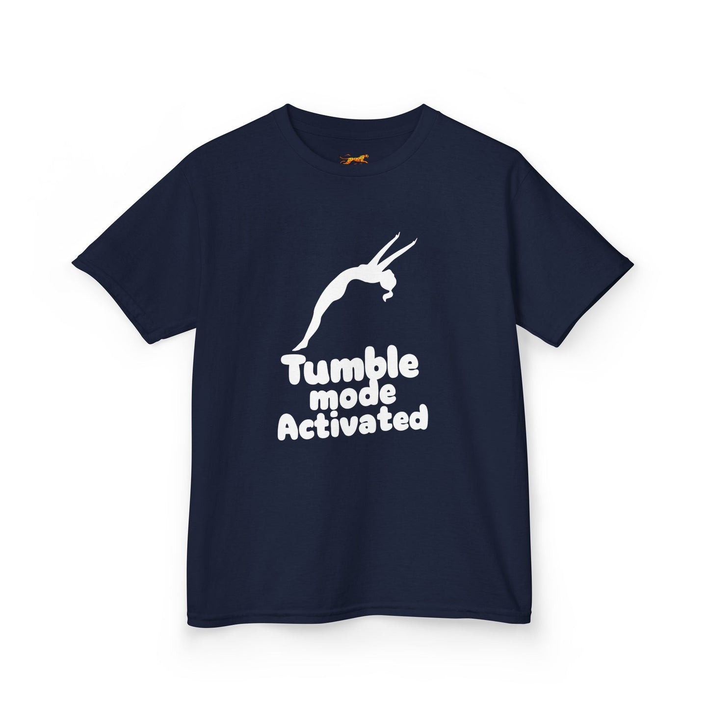 Tumble Mode Activated Gymnastics Youth Tee | Fit Animal