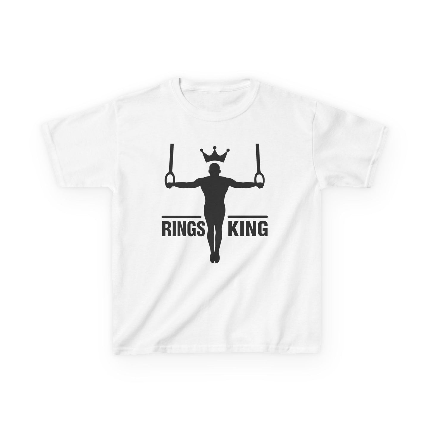 Kids Gymnastics T-Shirt - Rings King Design