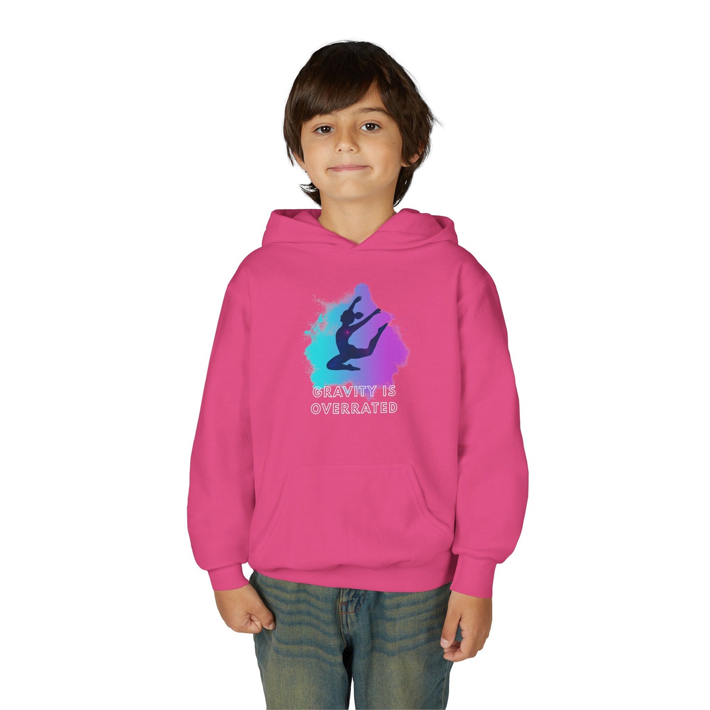 Girl's Gymnastics and Dance Hoodie, Gravity is overrated