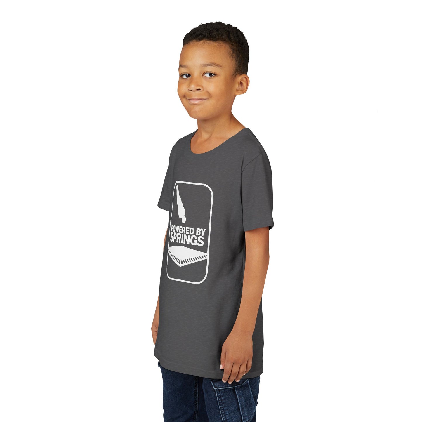 Youth Graphic Tee - Powered by Springs, Trampoline