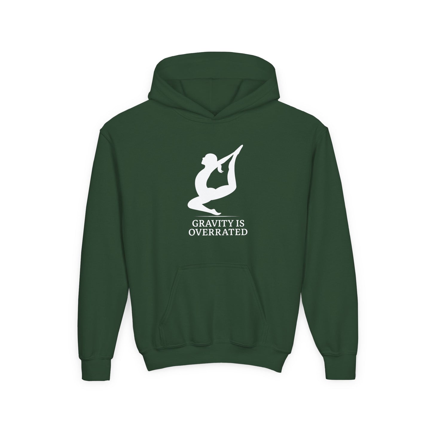 Gravity is Overrated Youth Hoodie - Perfect for Dancers and Gymnasts