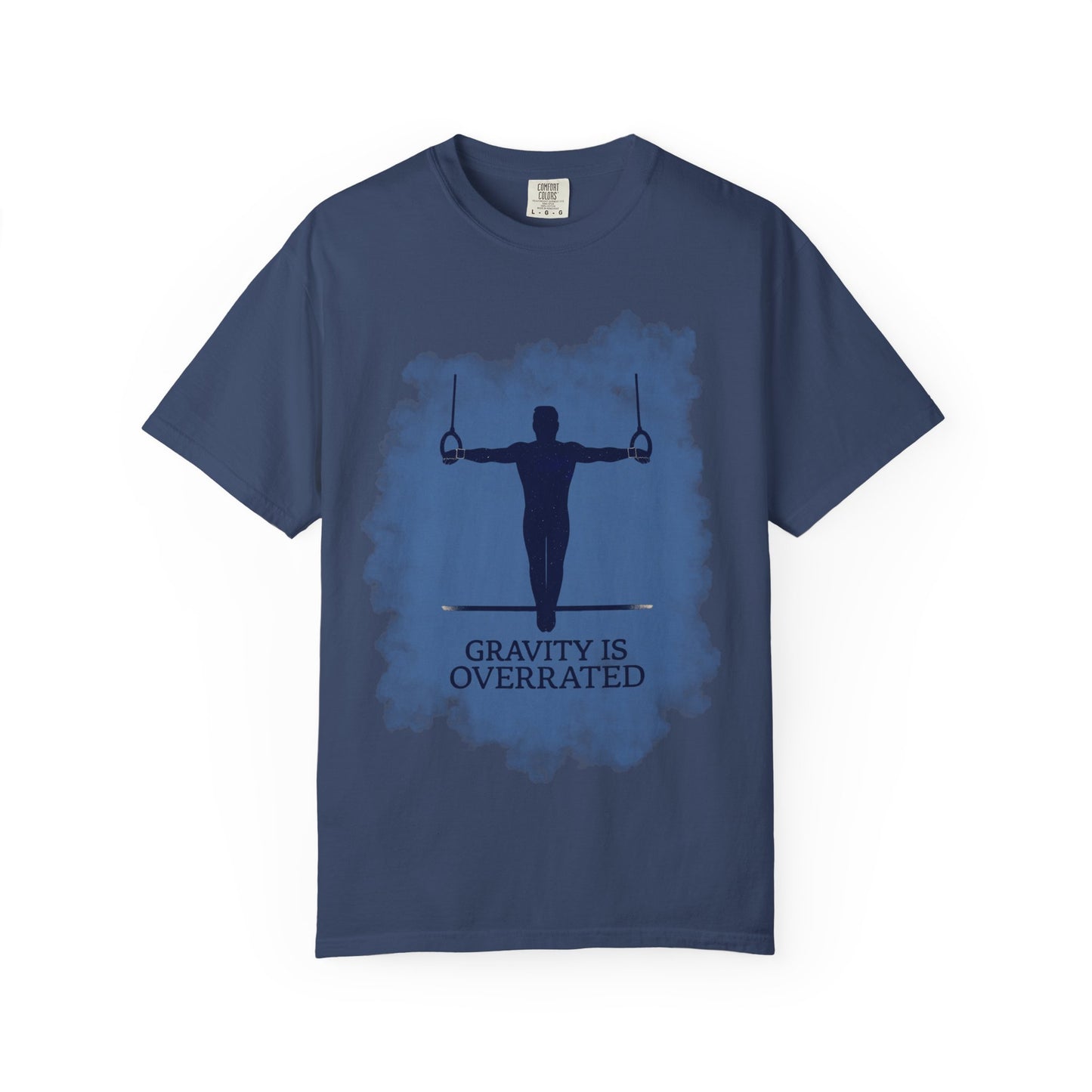 Gymnastics T-shirt Gravity is Overrated, Unisex Workout Tee - Adults