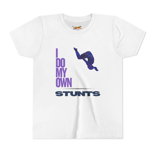 I Do My Own Stunts Gymnastics Tee | Fit Animal Apparel