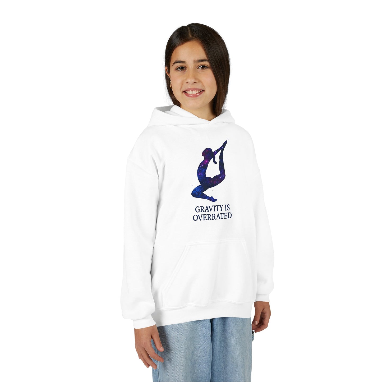 Gravity is Overrated - Youth Gymnastics and Dance Hoodie