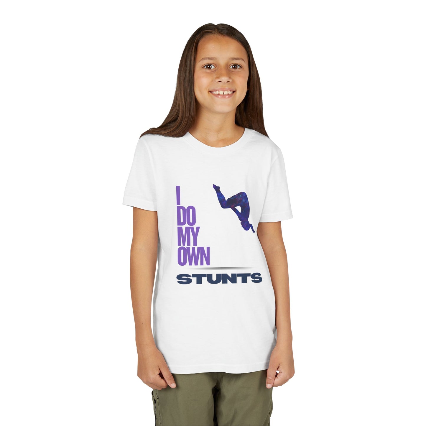 I Do My Own Stunts Gymnastics Tee | Fit Animal Apparel