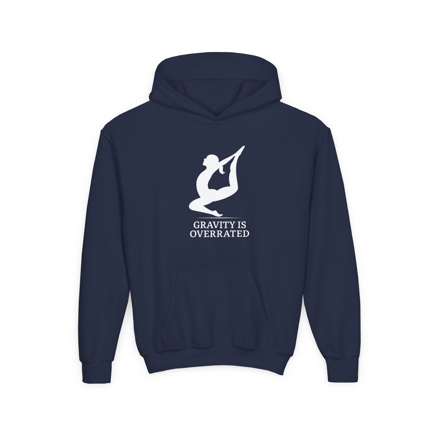 Gravity is Overrated Youth Hoodie - Perfect for Dancers and Gymnasts
