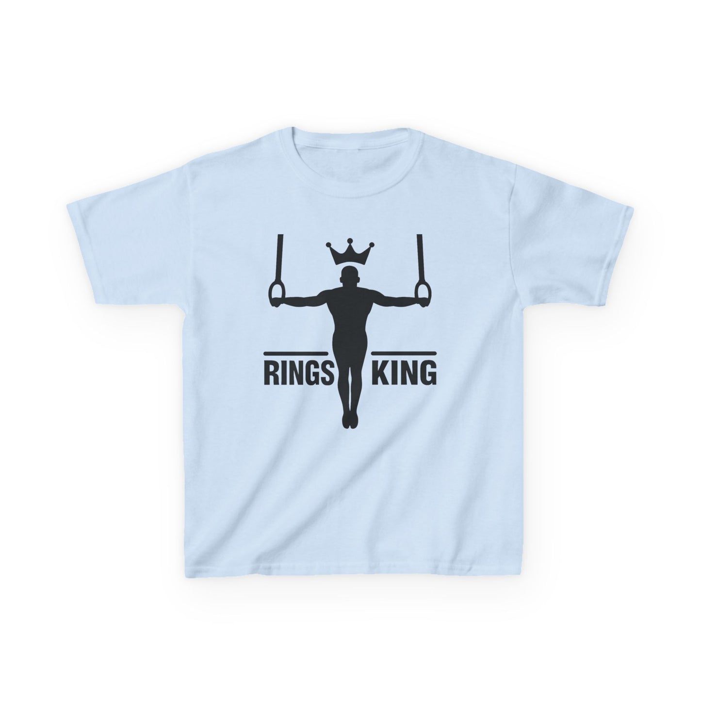 Kids Gymnastics T-Shirt - Rings King Design