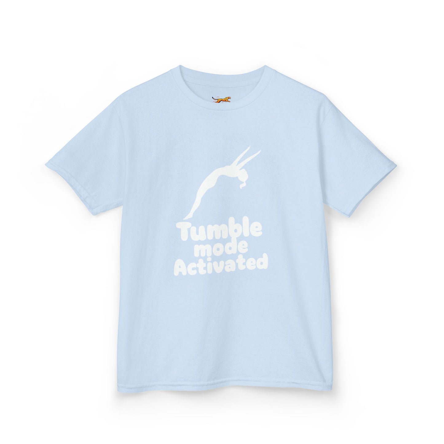 Tumble Mode Activated Gymnastics Youth Tee | Fit Animal