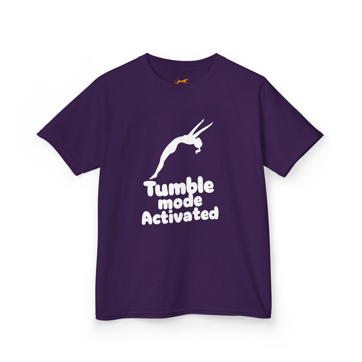 Tumble Mode Activated Gymnastics Youth Tee | Fit Animal