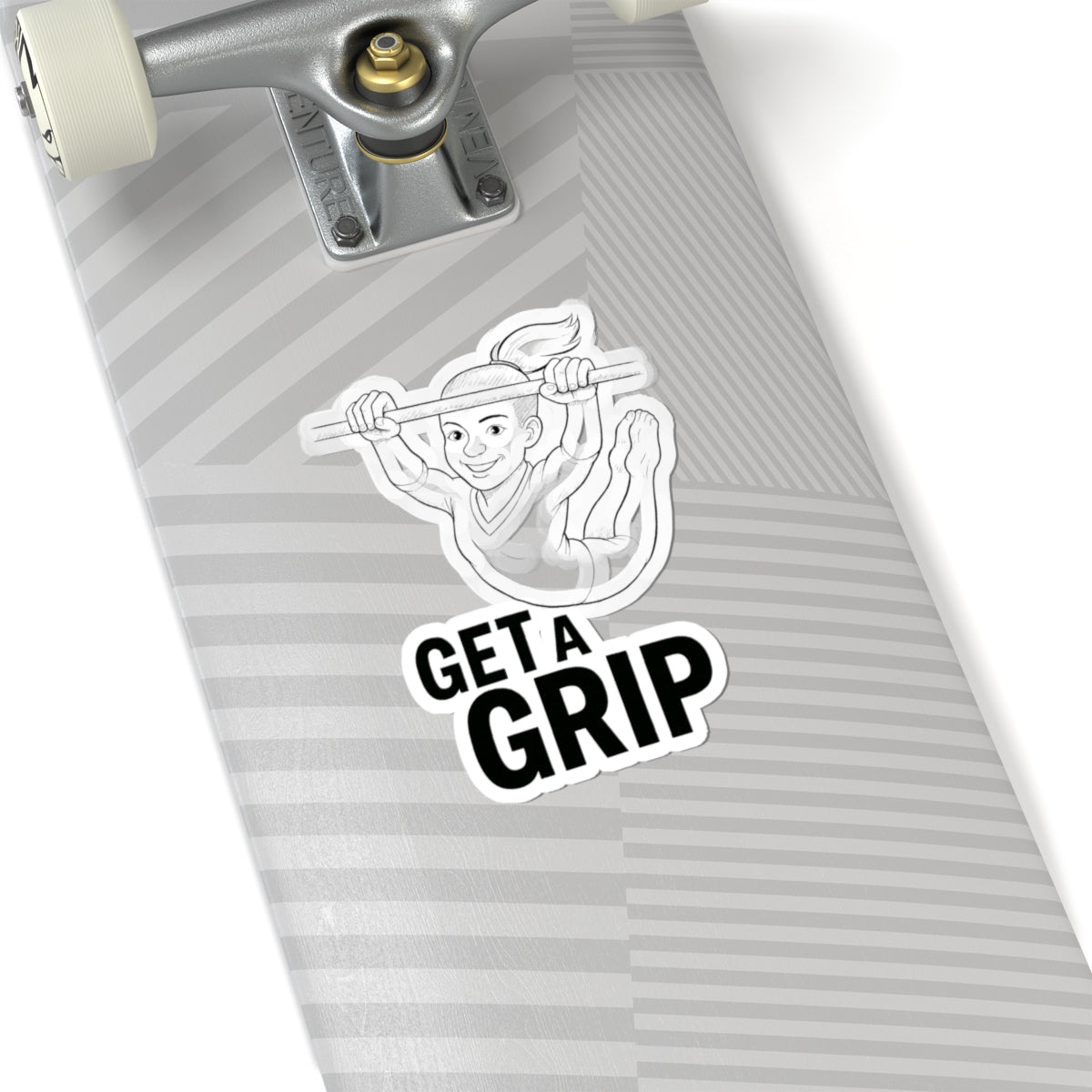 Get a Grip Kiss-Cut Stickers- Gymnast