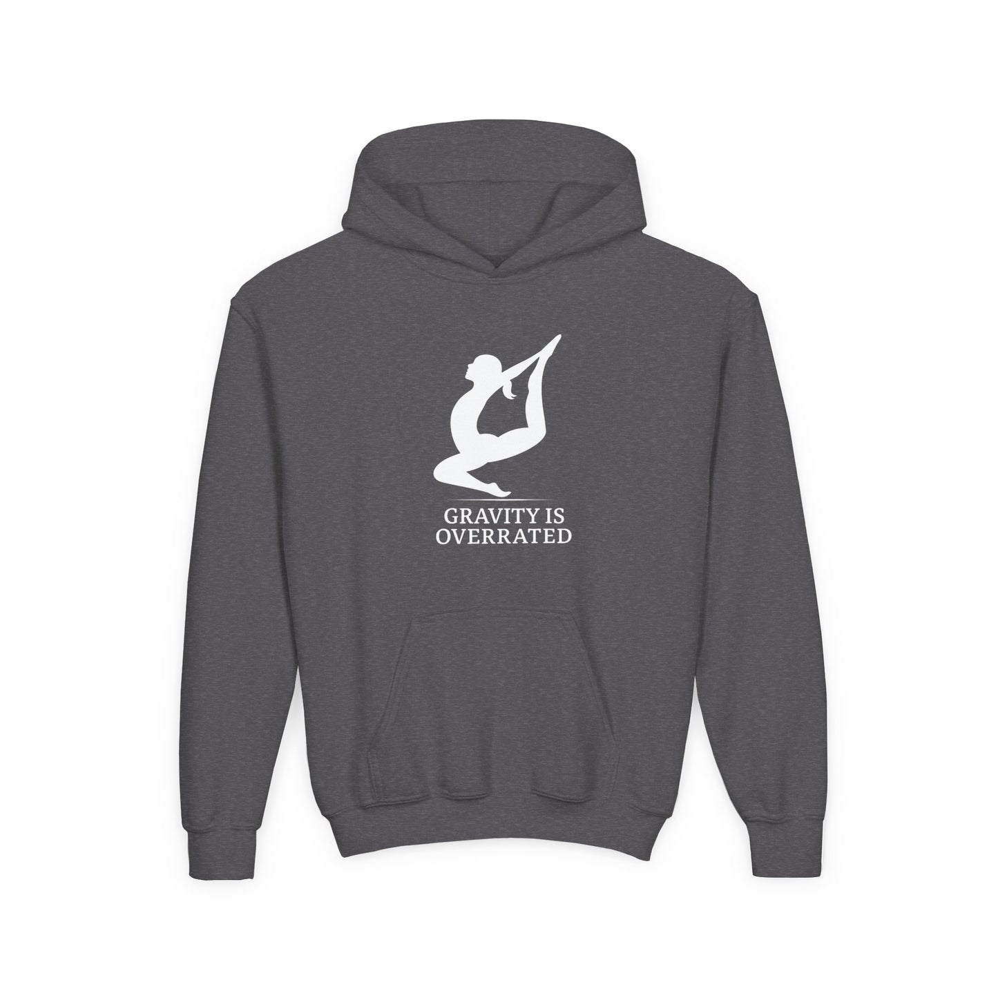 Gravity is Overrated Youth Hoodie - Perfect for Dancers and Gymnasts
