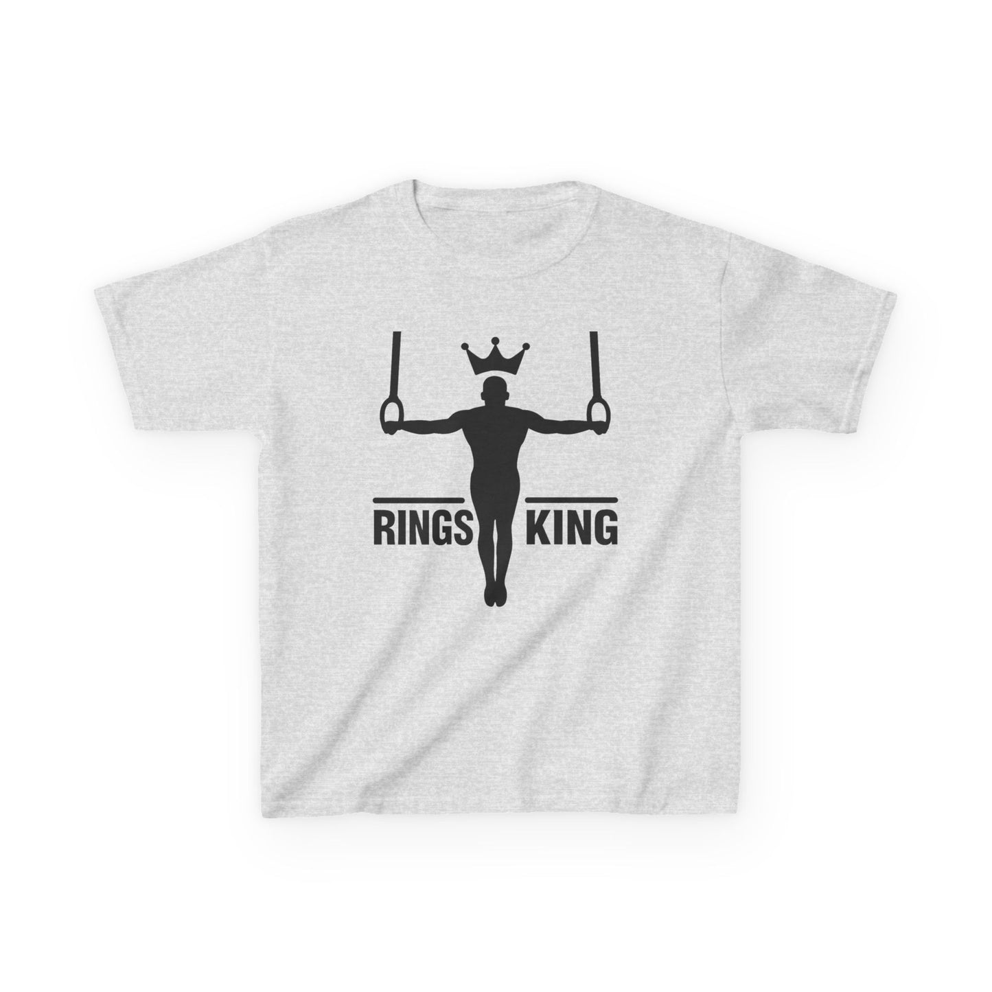 Kids Gymnastics T-Shirt - Rings King Design