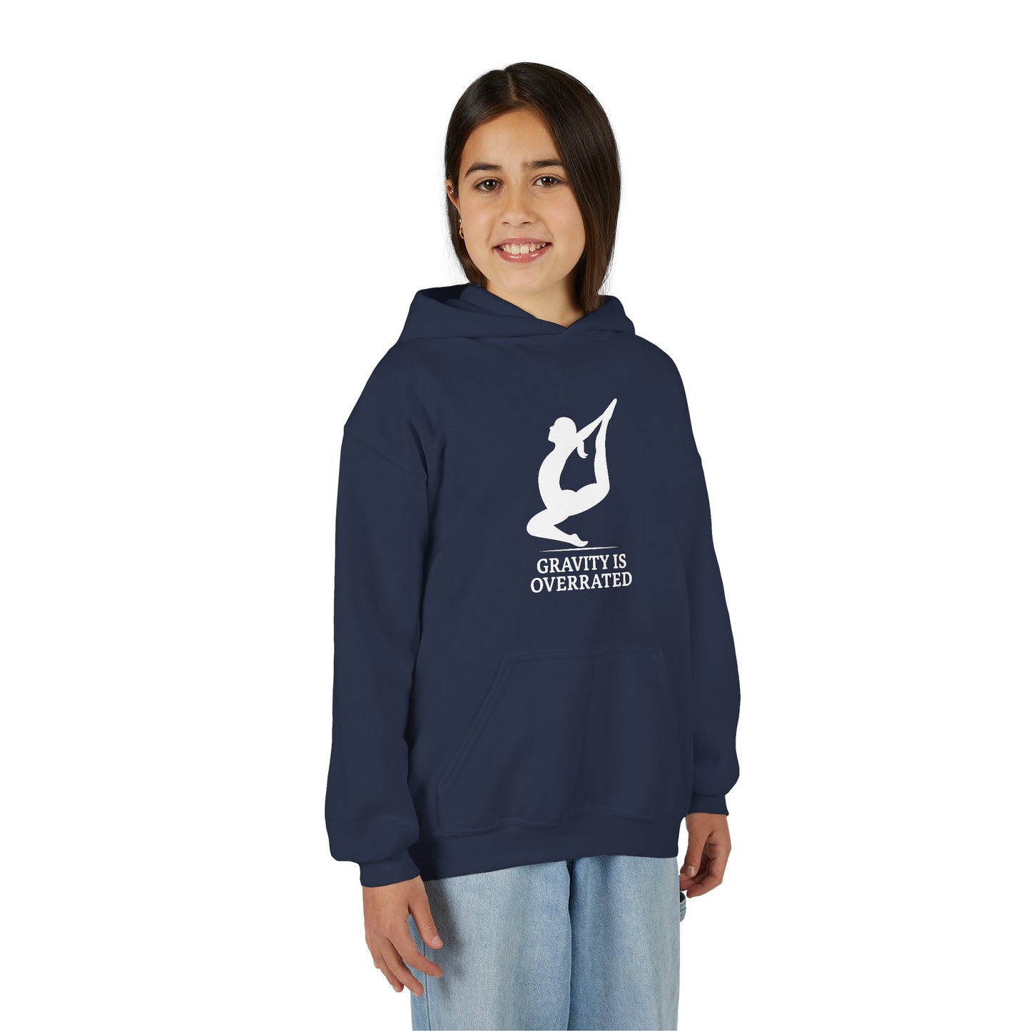 Gravity is Overrated Youth Hoodie - Perfect for Dancers and Gymnasts