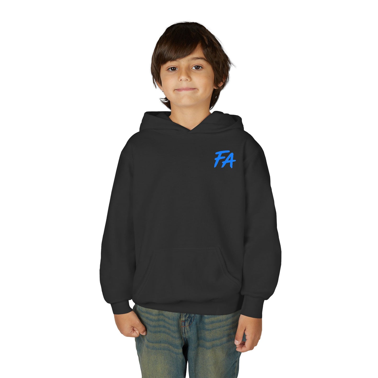 Youth Hoodie — "Chalk Fixes Everything" Rock Climbing, Gymnastics Hoodie
