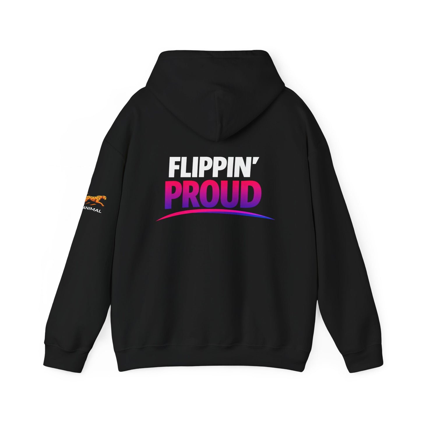 Flippin' Awesome and Flippin' Proud Gymnastics Parents Hoodie