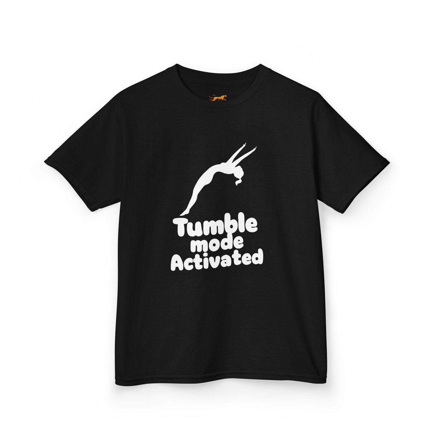 Tumble Mode Activated Gymnastics Youth Tee | Fit Animal