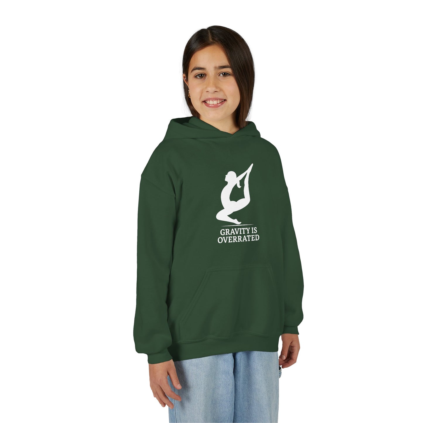 Gravity is Overrated Youth Hoodie - Perfect for Dancers and Gymnasts