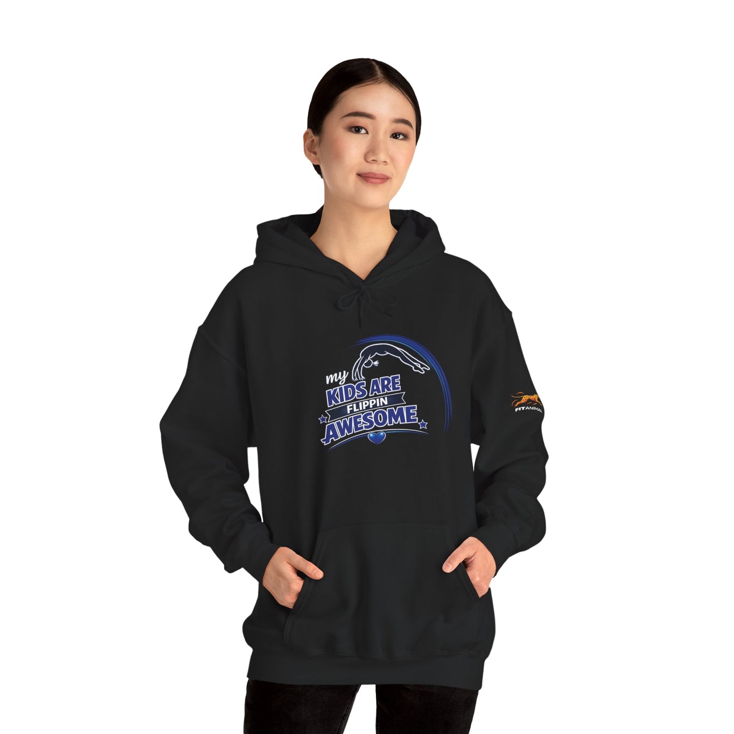 Flippin' Fantastic Gymnastics Hoodie — Gym Parent Hoodie (personalizable)