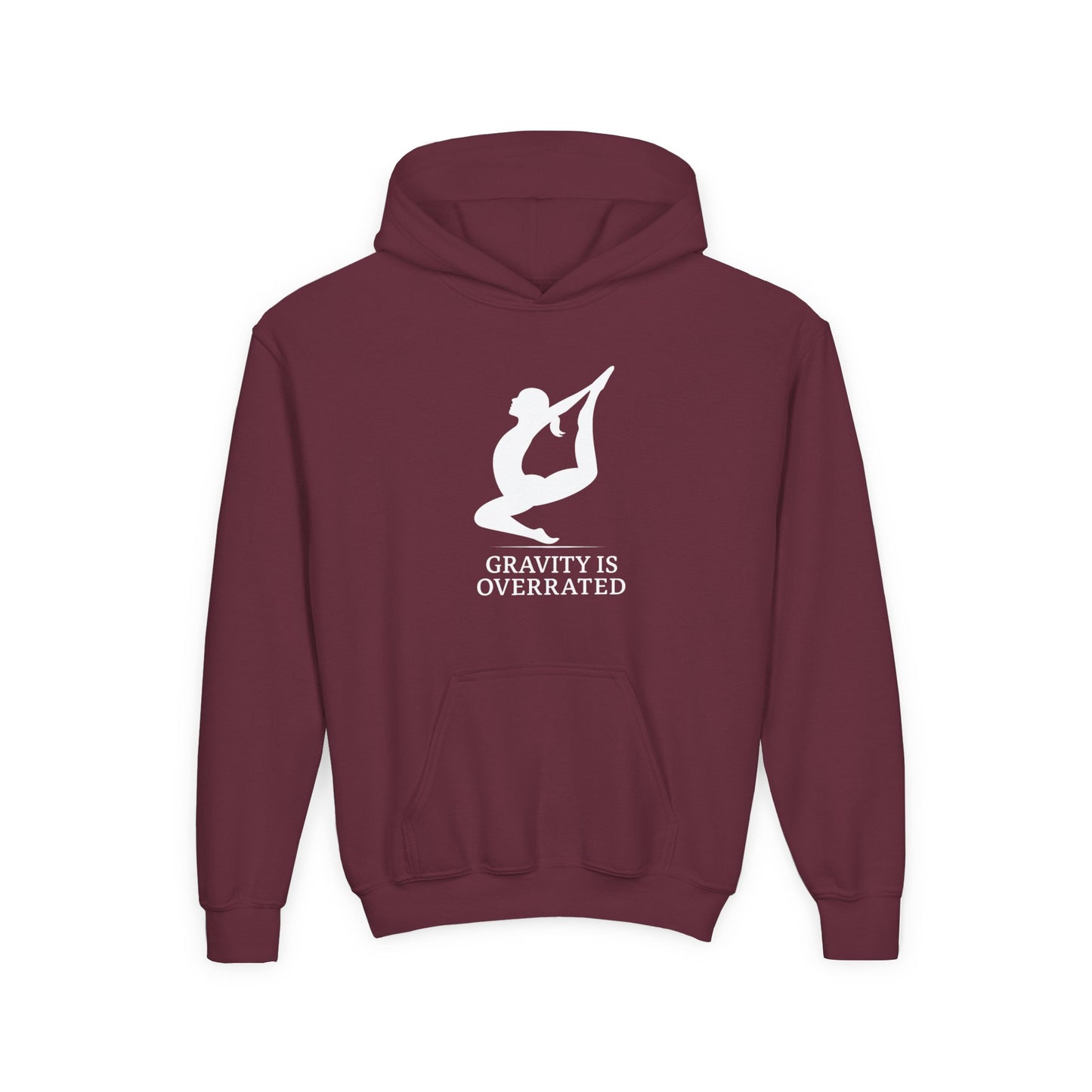 Gravity is Overrated Youth Hoodie - Perfect for Dancers and Gymnasts