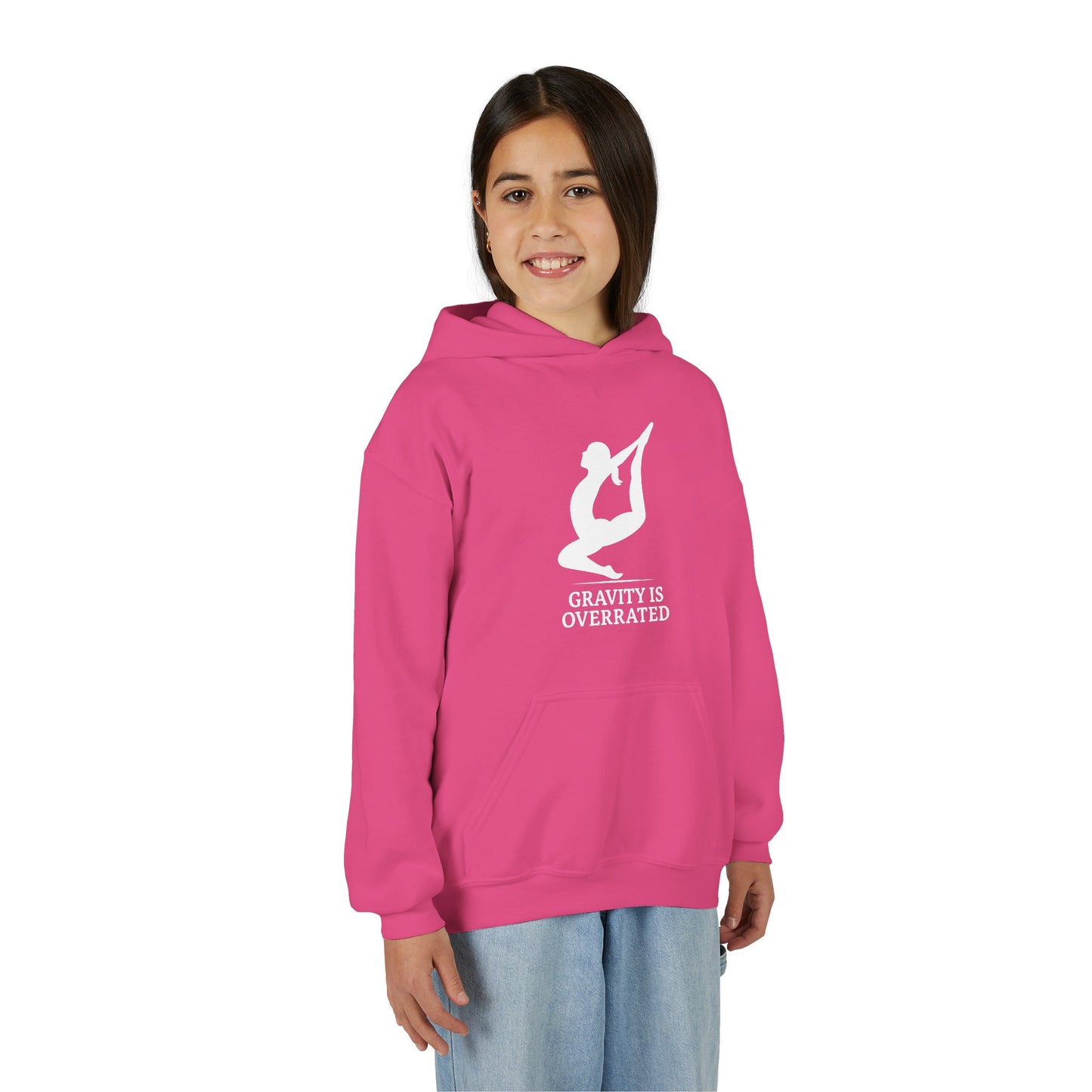 Gravity is Overrated Youth Hoodie - Perfect for Dancers and Gymnasts
