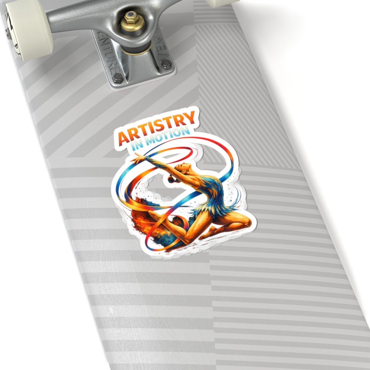 Artistry in Motion Gymnastics Sticker — Rhythmic Dance Kiss-Cut Sticker
