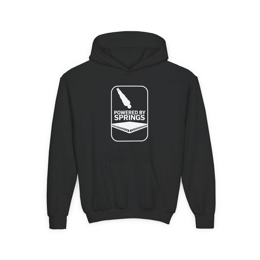 Trampoline - 'Powered by Springs' Youth Hoodie