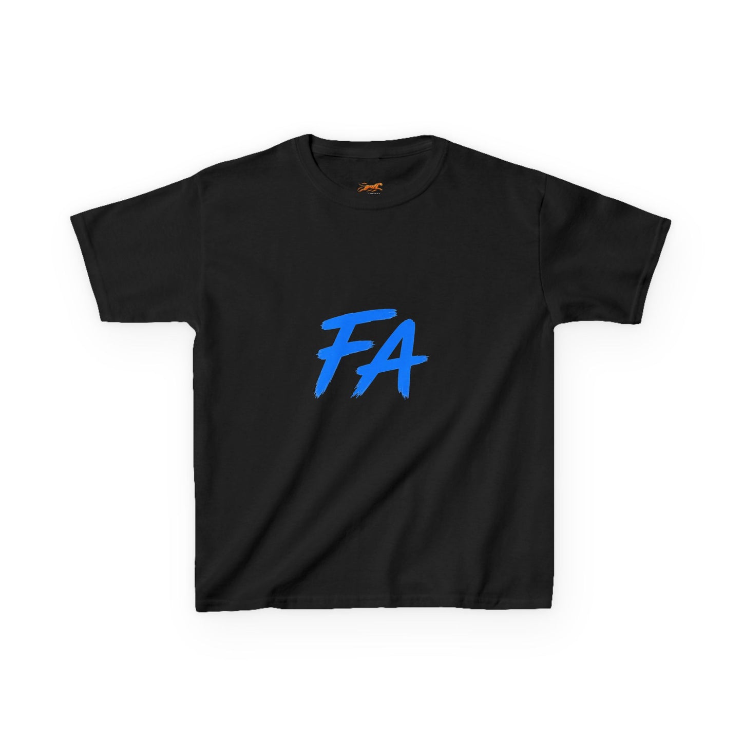 Kids Tee — 'FA' Front Logo & 'Fitanimal' Cheetah Back Graphic