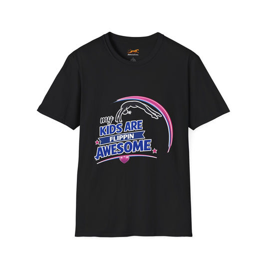 Nataly — “My Kids Are Flippin’ Awesome” Youth Sports Tee