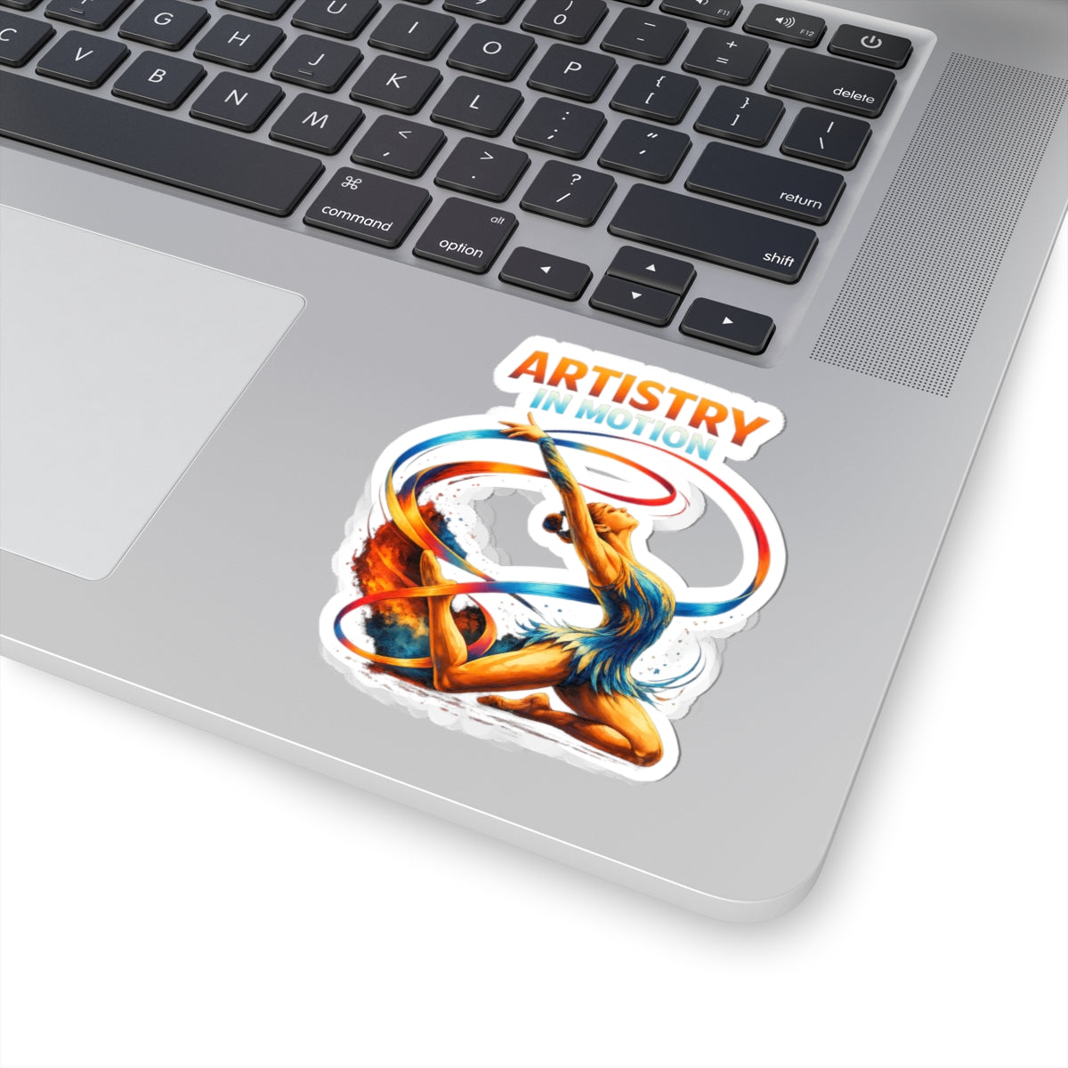 Artistry in Motion Gymnastics Sticker — Rhythmic Dance Kiss-Cut Sticker