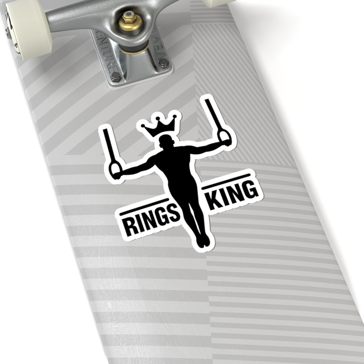 Fitness Motivation Stickers, Rings King.