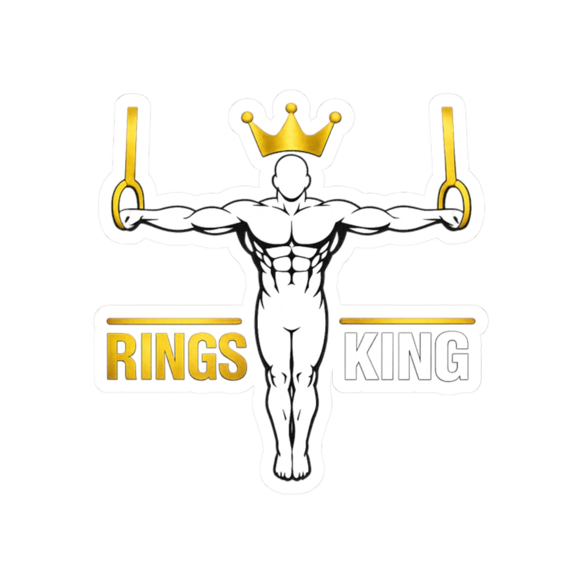 Rings King Fitness Sticker
