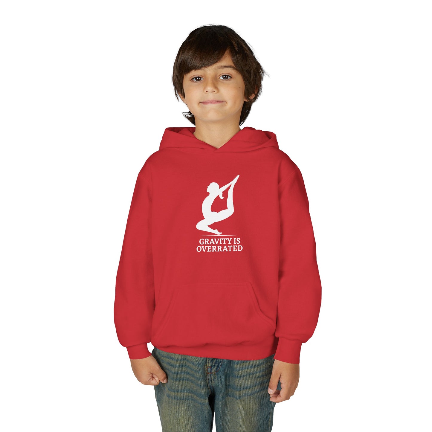 Gravity is Overrated Youth Hoodie - Perfect for Dancers and Gymnasts