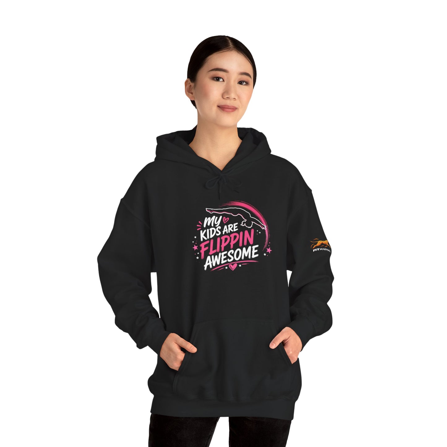 "My Kids Are Flippin' Awesome" | Number 1 Fan Personalized Parents Hoodie