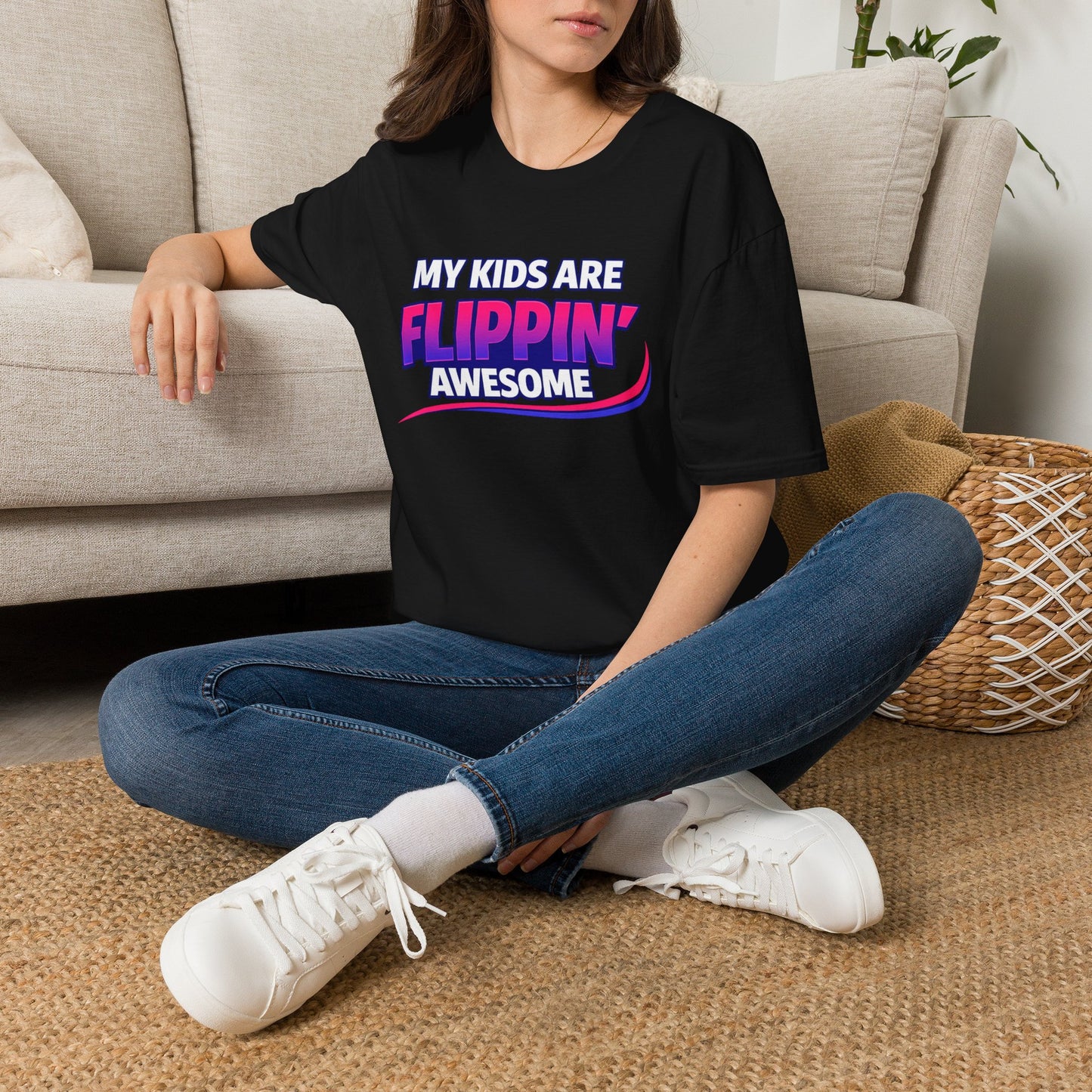 Flippin' Awesome, Flippin broke— Proud Parent Graphic Tee