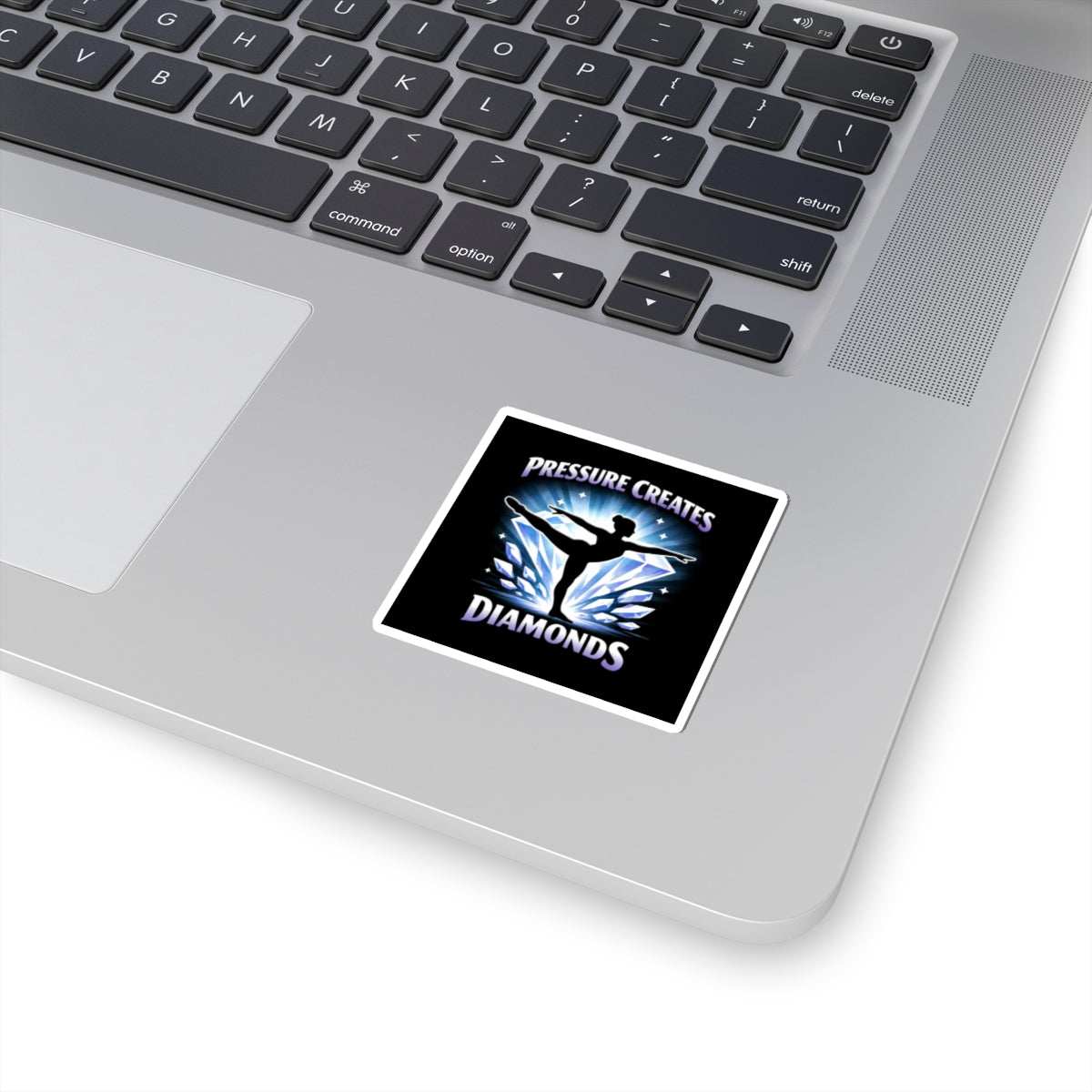 Pressure Creates Diamonds Sticker — Inspirational Ballet/Dancer/Gymnast