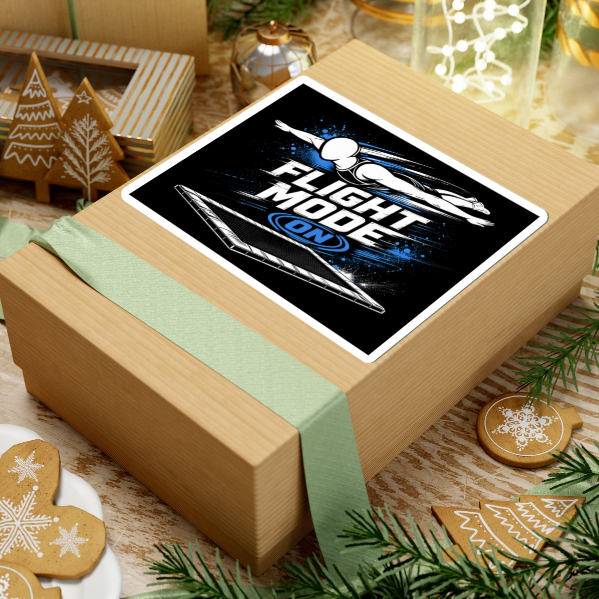 Flight Mode On Sticker — Trampoline Gymnastics Sticker