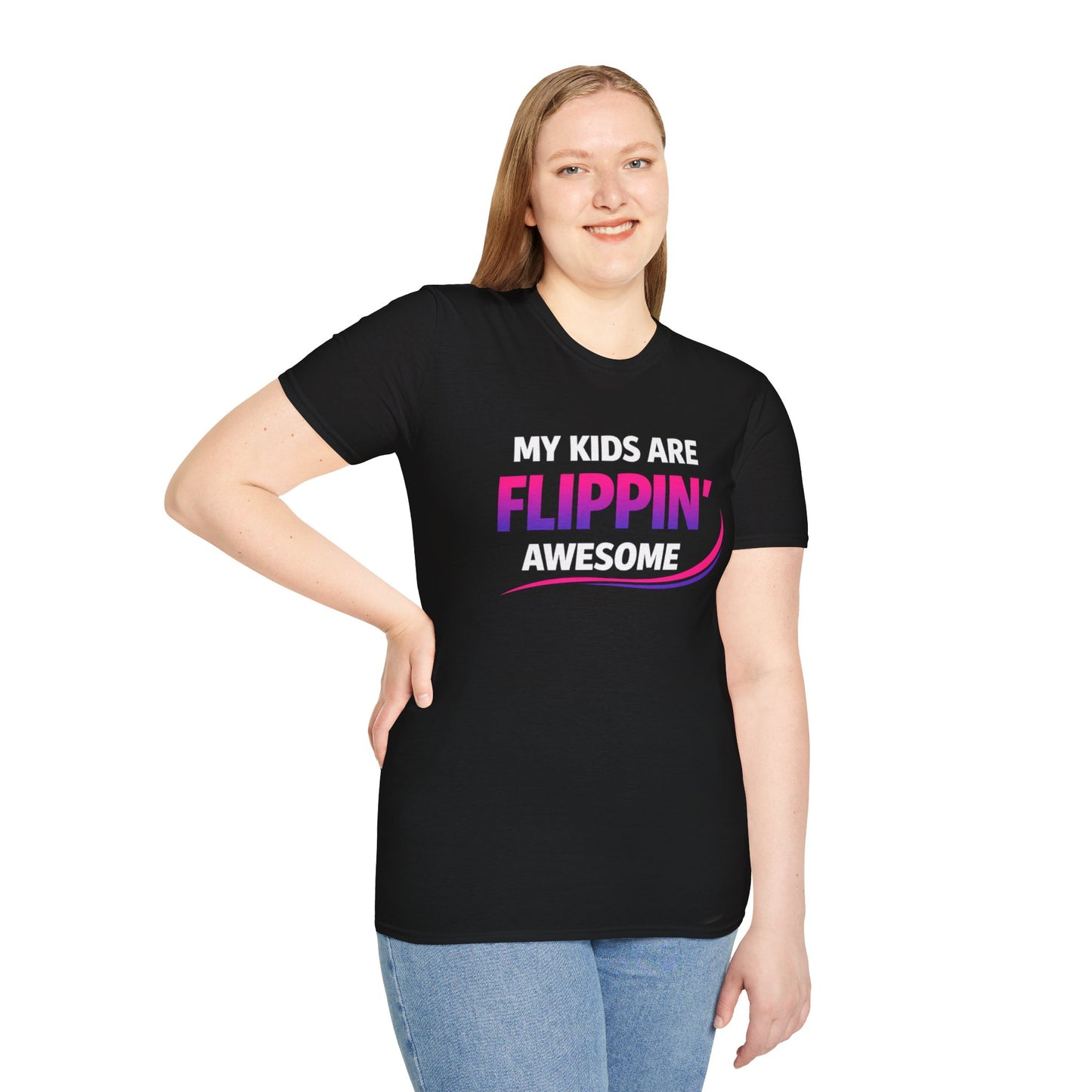 T-Shirt — "My Kids Are Flippin' Awesome / Flippin' Proud" Supporters tee