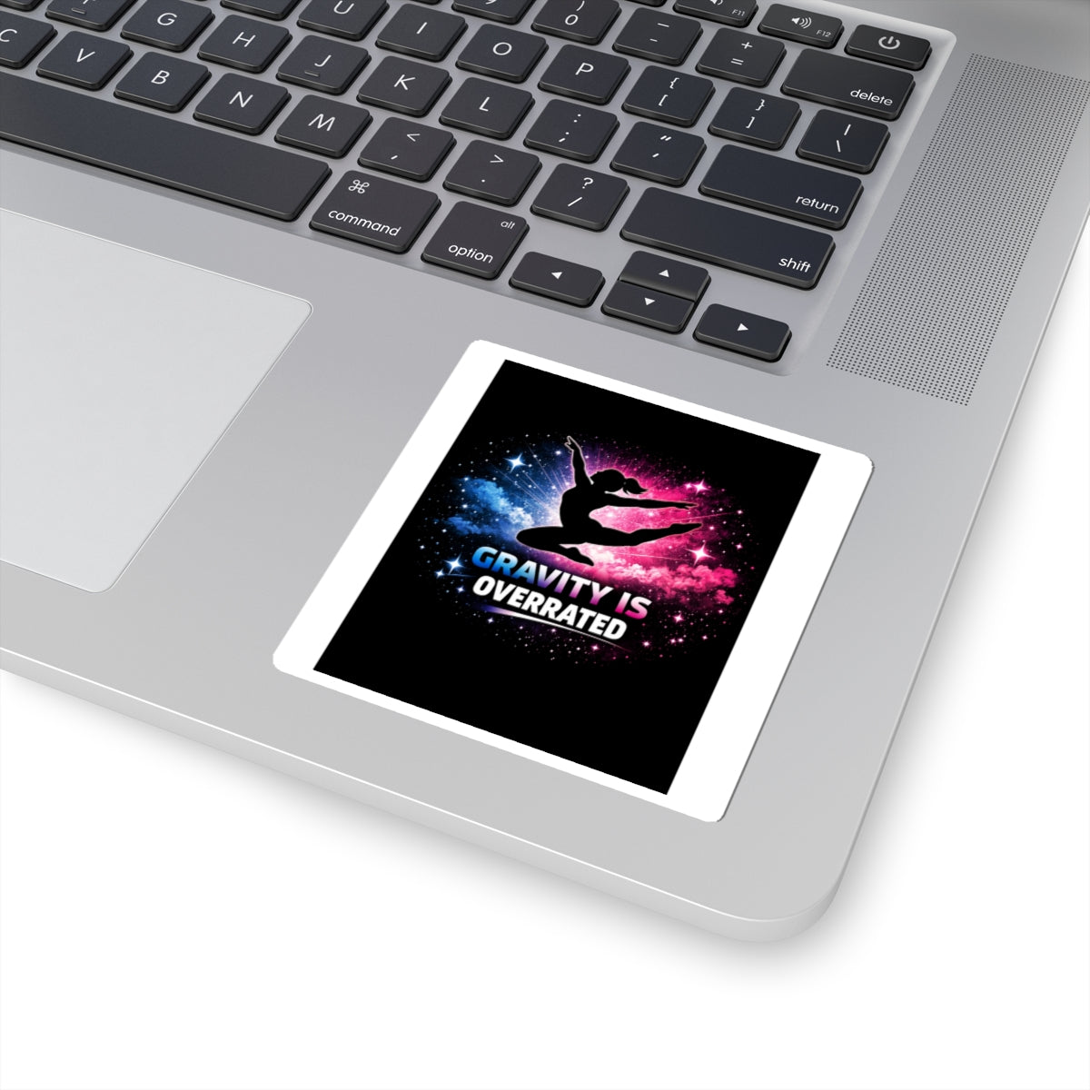 "Gravity Is Overrated" sticker