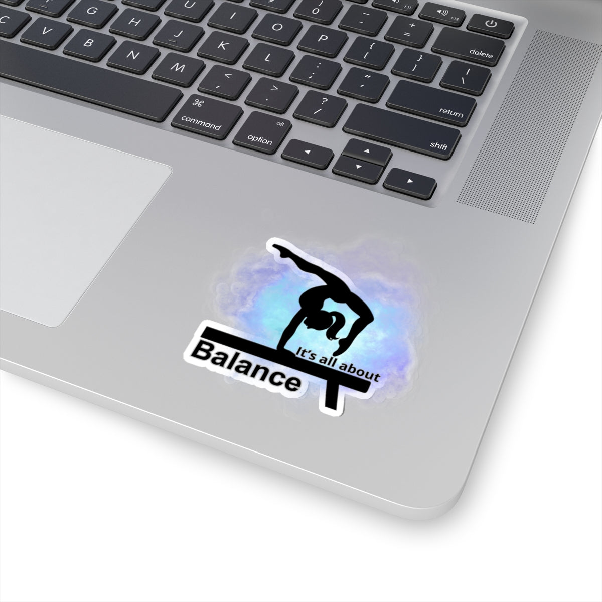 Gymnastics Kiss-Cut Stickers - Artistic Balance Sports Decor Gift for Gymnast Laptop Stickers
