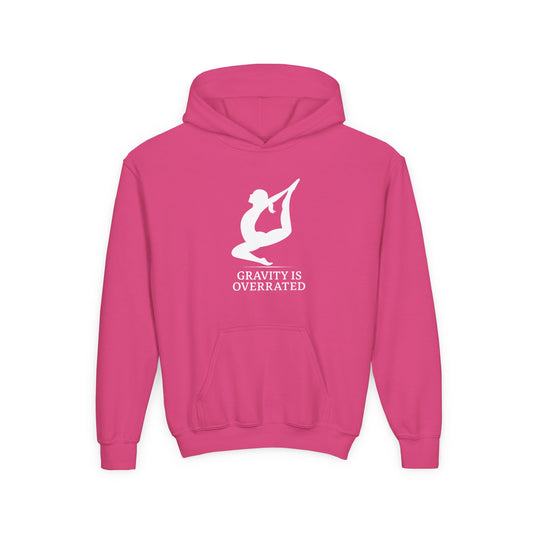 Gravity is Overrated Youth Hoodie - Perfect for Dancers and Gymnasts