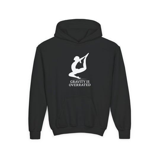 Gravity is Overrated Youth Hoodie - Perfect for Dancers and Gymnasts