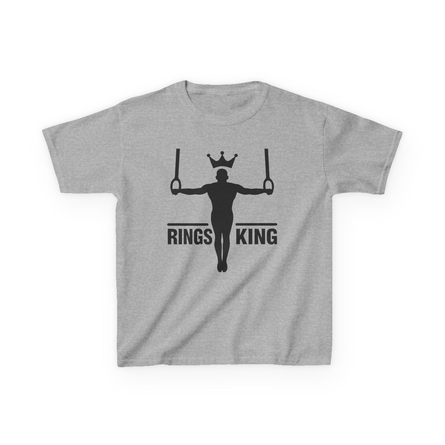 Kids Gymnastics T-Shirt - Rings King Design