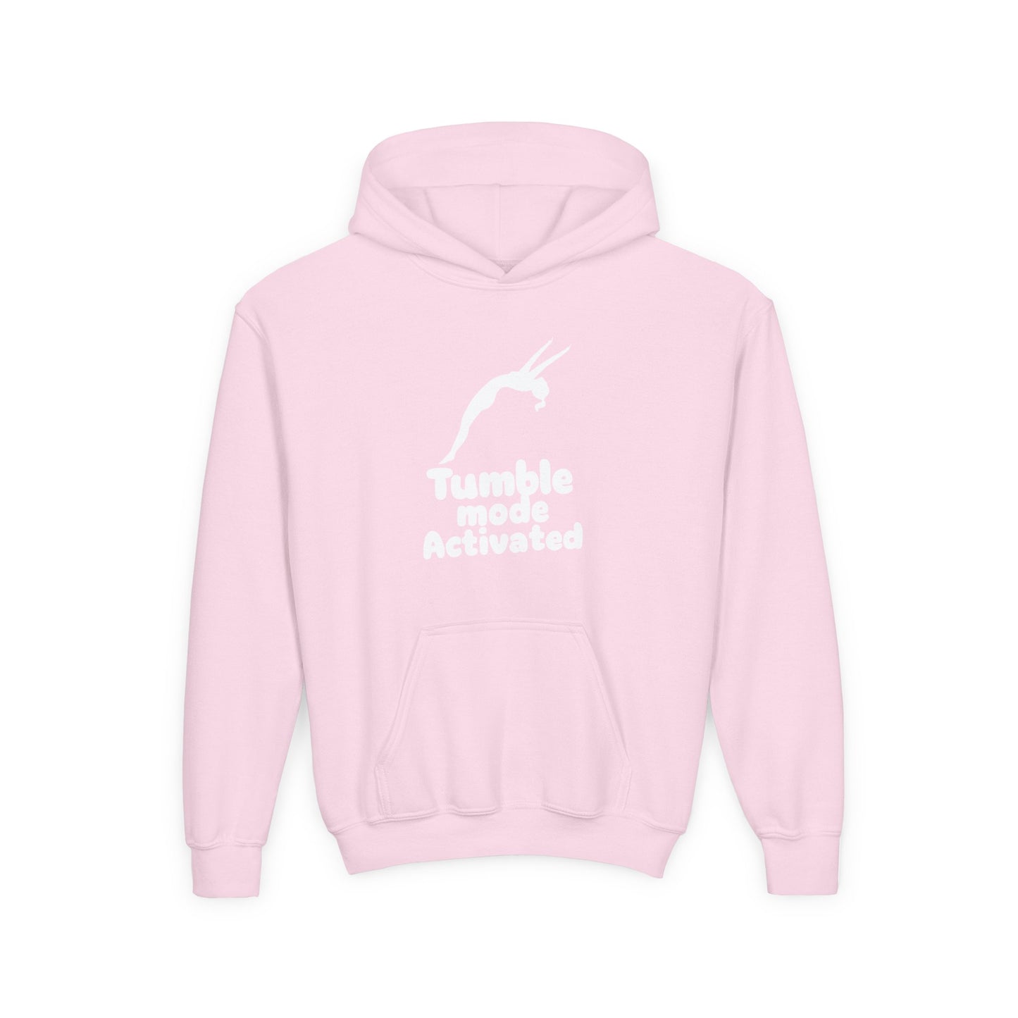Tumble Mode Activated Gymnastics Youth Hoodie | Fit Animal