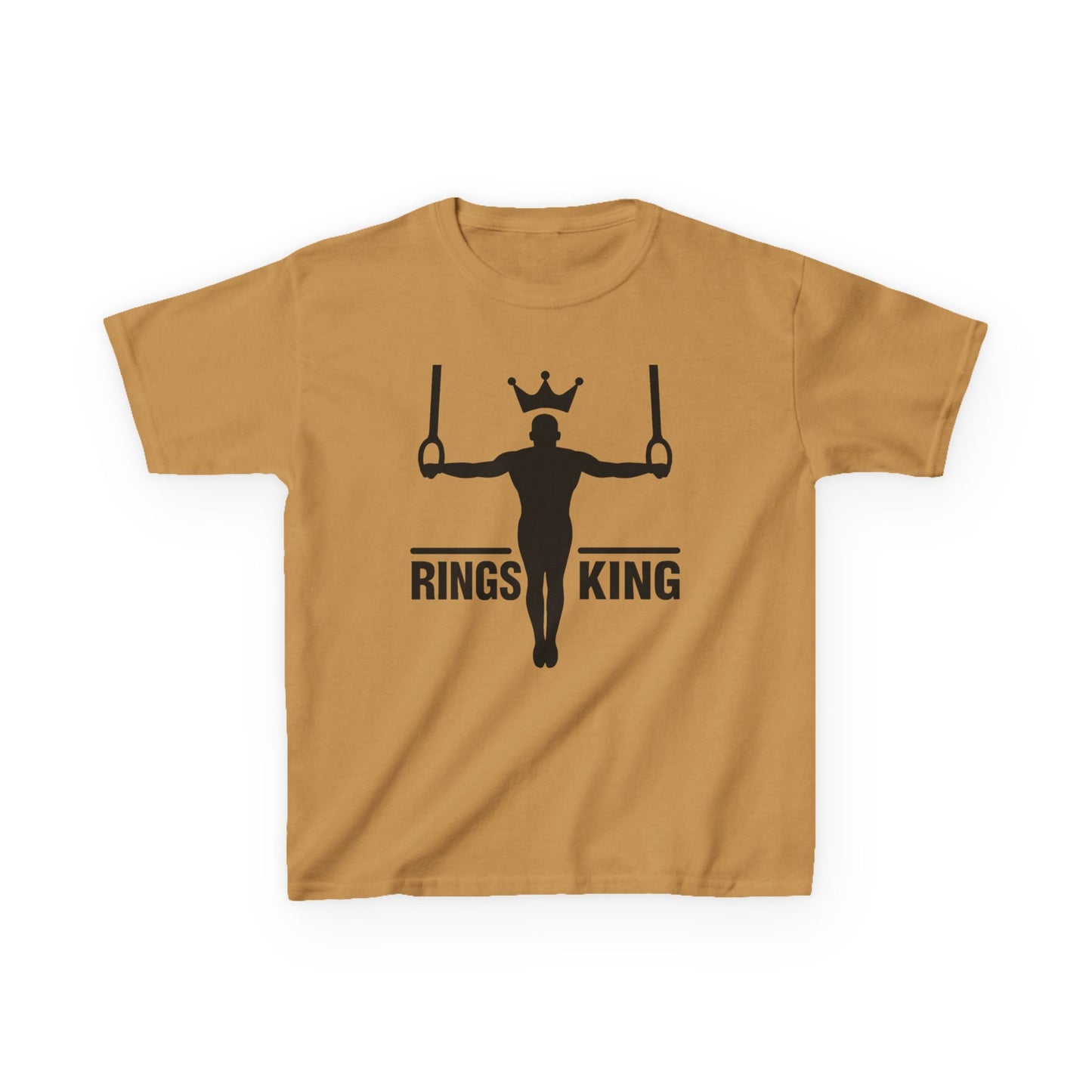 Kids Gymnastics T-Shirt - Rings King Design