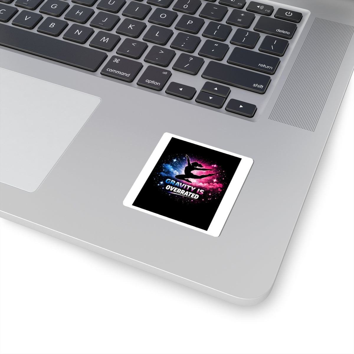 "Gravity Is Overrated" sticker