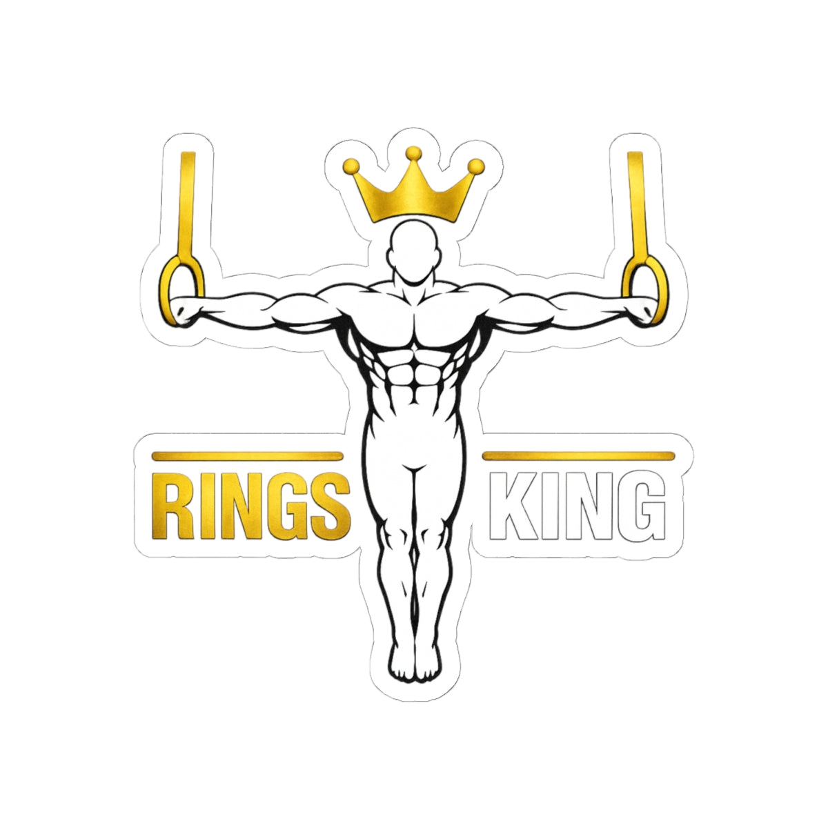 Rings King Fitness Sticker